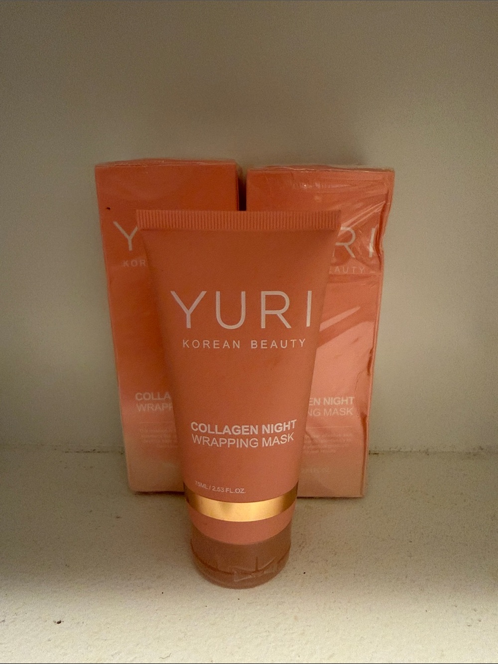 Collagen Night Wrapping Mask - Peach